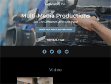 Tablet Screenshot of digivisioninc.com